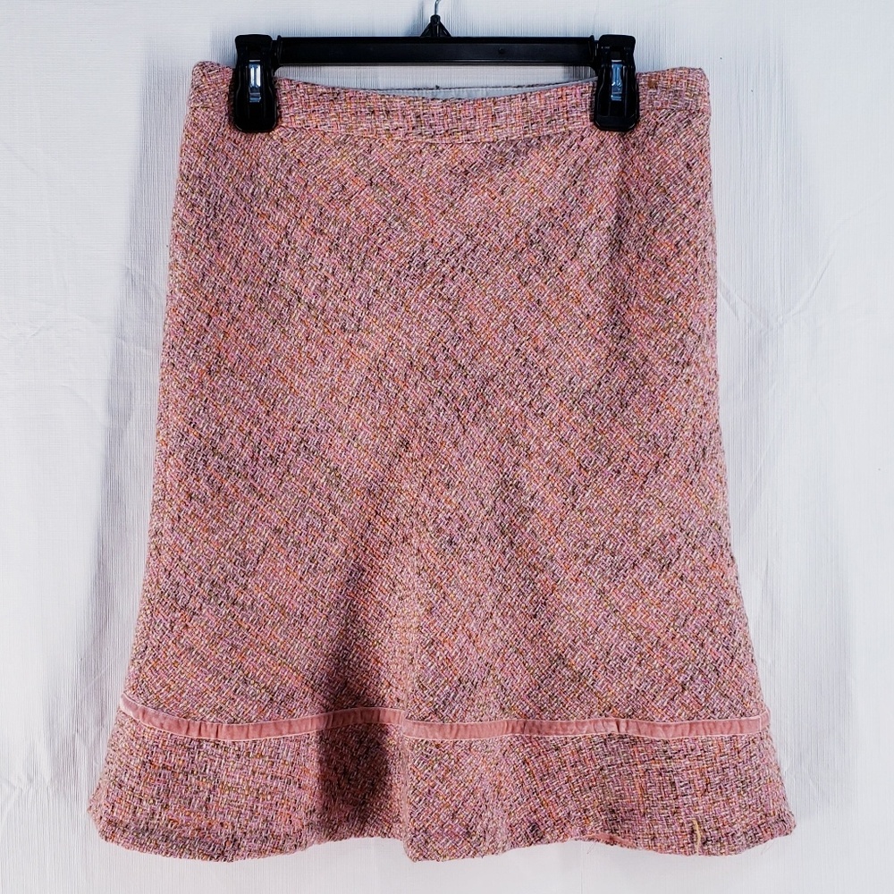 Gap Tweed Salmon Skirt S8 Excellent condition
